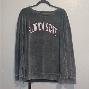 🦋 nwt!! FSU Velour Sweatshirt